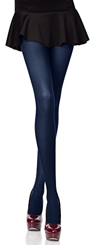 Merry Style Bunte Damen Strumpfhose Microfaser 40 DEN (Marineblau, 1/2 (30-36)) von Merry Style