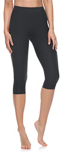 Merry Style Damen 3/4 Leggings MS10-199 (Graphite, 3XL) von Merry Style