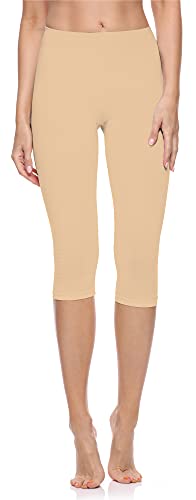 Merry Style Damen 3/4 Leggings MS10-199 (Nude,3XL) von Merry Style