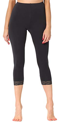 Merry Style Damen 3/4 Leggings MS10-290(Graphite, L) von Merry Style