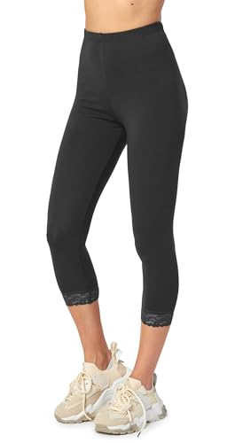 Merry Style Damen 3/4 Leggings MS10-290(Graphite, S) von Merry Style