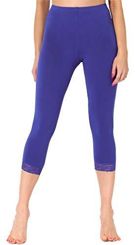 Merry Style Damen 3/4 Leggings MS10-290(Kobalt, S) von Merry Style