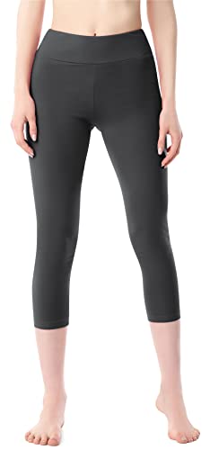 Merry Style Damen 3/4 Leggings aus Baumwolle MS10-430 (Graphite, XXL) von Merry Style