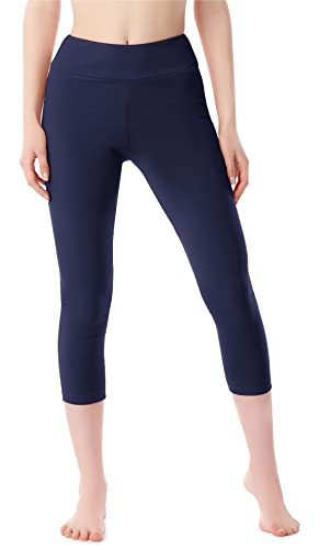 Merry Style Damen 3/4 Leggings aus Baumwolle MS10-430 (Marineblau, L) von Merry Style