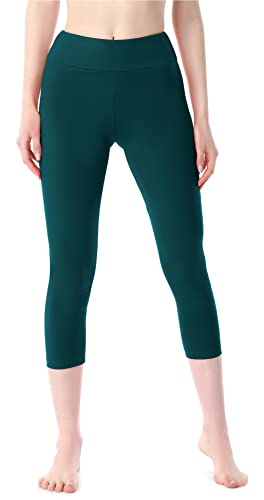 Merry Style Damen 3/4 Leggings aus Baumwolle MS10-430 (Smaragdgrün, M) von Merry Style