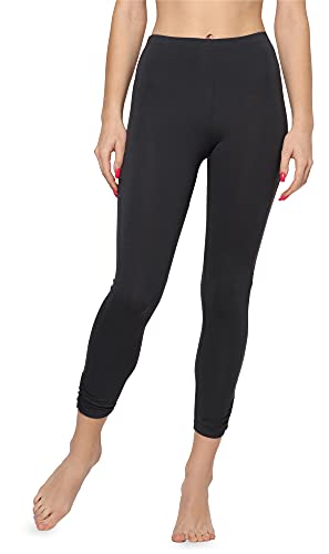 Merry Style Damen 7/8 Leggings mit Raffung MS10-424 (Graphit, XS) von Merry Style