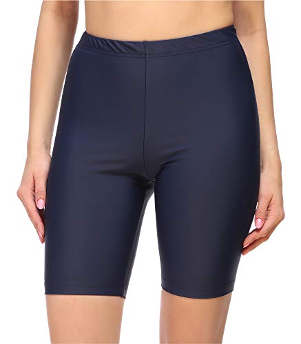 Merry Style Damen Badehose High Waist Schwimmhose für Wassersport SUP Schwimmradler MS10-333 (Marineblau-6007,42) von Merry Style