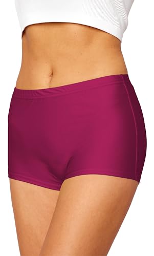 Merry Style Damen Badeshorts Bikinihose Modell L23L1 (Weinrot (5288), 40) von Merry Style