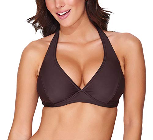 Merry Style Damen Bikini Oberteil 74RN24 (Braun (8157), 100 C) von Merry Style