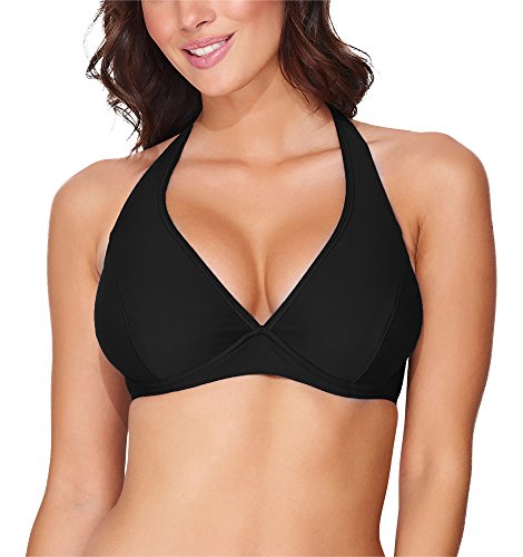 Merry Style Damen Bikini Oberteil 74RN24 (Schwarz (9240), 75 C) von Merry Style