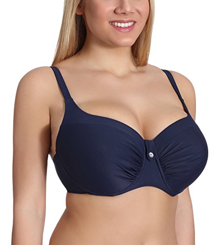 Merry Style Damen Bikini Oberteil P190 (Dunkelblau(6007), 75 D) von Merry Style