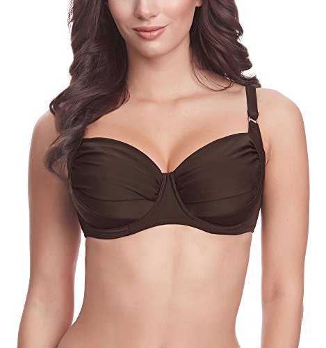 Merry Style Damen Bikini Oberteil P614W (Braun (8157), 80 C) von Merry Style