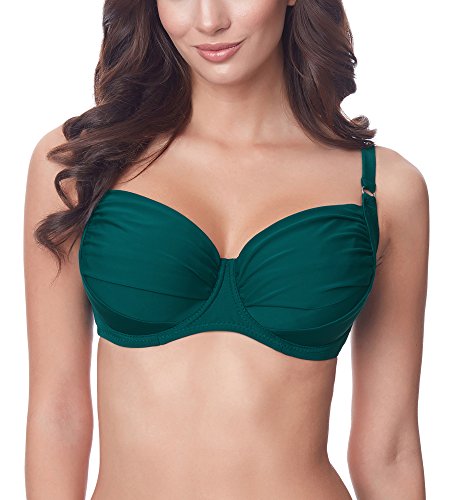 Merry Style Damen Bikini Oberteil P614W (Dunkelgrün (70104), 90 C) von Merry Style