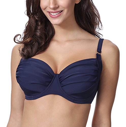 Merry Style Damen Bikini Oberteil P614W (Navy (6007), 75 I) von Merry Style