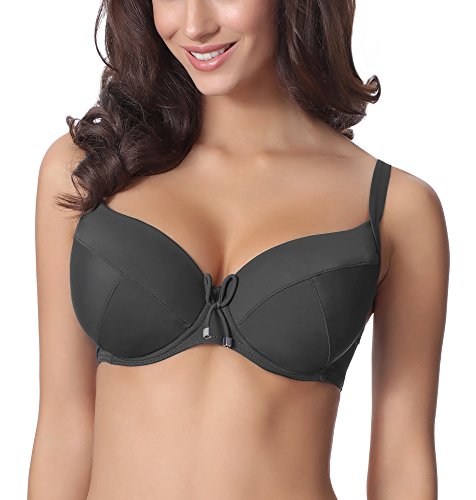 Merry Style Damen Bikini Oberteil P618 (Graphite (9154), 110 C) von Merry Style