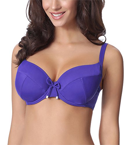 Merry Style Damen Bikini Oberteil P618 (Ozean (6205), 100 B) von Merry Style