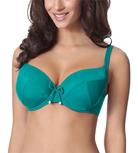 Merry Style Damen Bikini Oberteil P618 (Türkis (7073), 110 C) von Merry Style