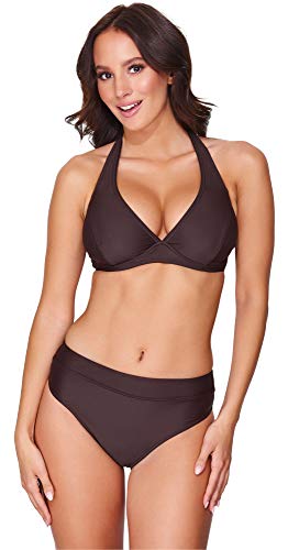 Merry Style Damen Bikini Set 74RN24(Braun(8157), Cup 75 D/Unterteil 38) von Merry Style