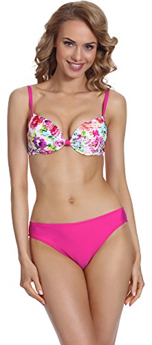 Merry Style Damen Bikini Set P504-69MK (Muster-3, Cup 70 D/Unterteil 36) von Merry Style