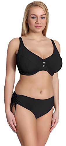 Merry Style Damen Bikini Set P608-30MIX (Schwarz, Cup 75 F/Unterteil 38) von Merry Style