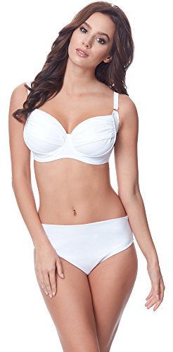 Merry Style Damen Bikini Set P61472W (Weiß, Cup 75 J/Unterteil 38) von Merry Style