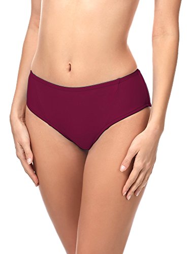 Merry Style Damen Bikini Slip 18 (Weinrot (5288), 40) von Merry Style