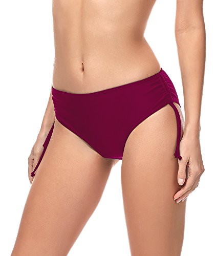 Merry Style Damen Bikini Slip MSVR2 (Weinrot (5288), 46) von Merry Style