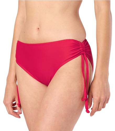 Merry Style Damen Bikini Slip mit Raffung Badeshorts Badehose Bikinihose Bikini Unterteil MSVR2 (BeachParty (3260), 44) von Merry Style