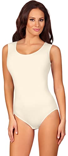 Merry Style Damen Body Ärmellos BD901 (Ecru, XL) von Merry Style