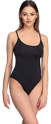 Merry Style Damen Body Ärmellos MS10-285 (Schwarz, L) von Merry Style