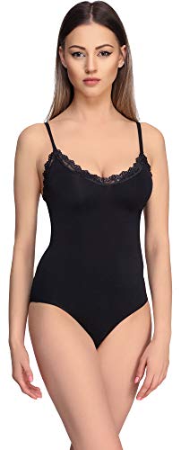 Merry Style Damen Body Ärmellos MS10-286 (Schwarz, S) von Merry Style