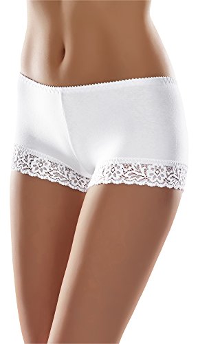 Merry Style Damen Boxershorts MSGAB55 (Weiß, 36 (Herstellergröße: S)) von Merry Style