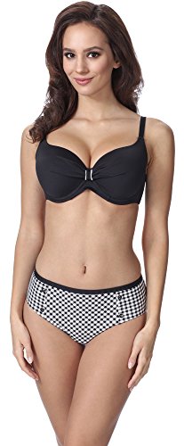 Merry Style Damen Figurformender Push Up Bikini F10A 2 (Muster-337, Cup 75D / Unterteil 38) von Merry Style