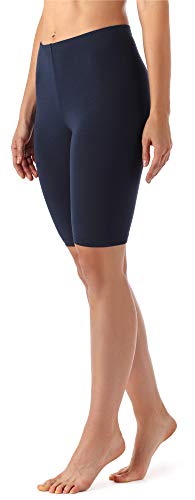 Merry Style Damen Sport Leggings kurz Sportleggings Radlerhose Sporthose aus Viskose MS10-145 (Dunkelblau, XL) von Merry Style