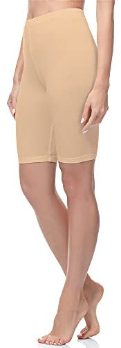 Merry Style Damen Kurze Leggings aus Baumwolle MS10-200 (Nude, 3XL) von Merry Style