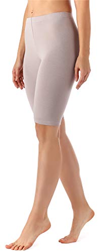 Merry Style Damen Sport Leggings kurz Sportleggings Radlerhose Sporthose aus Viskose MS10-145 (Caffelatte, M) von Merry Style