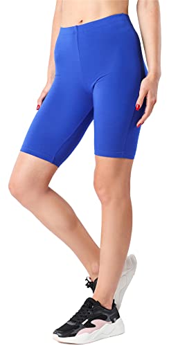 Merry Style Damen Kurze Leggings aus Viskose MS10-414 (Kobalt, 3XL) von Merry Style