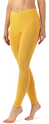 Merry Style Damen Lange Leggings aus Viskose MS10-143 (Gelb, XL) von Merry Style