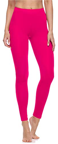 Merry Style Damen Lange Leggings aus Baumwolle MS10-198 (Amaranth, XXL) von Merry Style