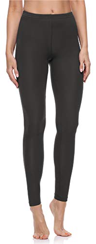 Merry Style Damen Lange Leggings aus Baumwolle MS10-198 (Graphit, 3XL) von Merry Style