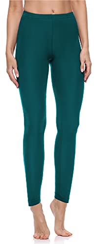 Merry Style Damen Lange Leggings aus Baumwolle MS10-198 (Smaragdgrün, XS) von Merry Style