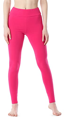 Merry Style Damen Lange Leggings aus Baumwolle MS10-429 (Amaranth, S) von Merry Style