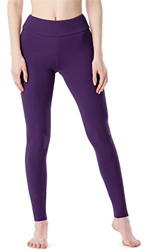 Merry Style Damen Lange Leggings aus Baumwolle MS10-429 (Violett, L) von Merry Style