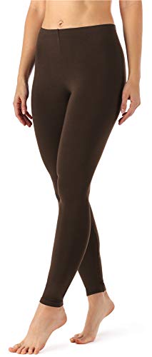 Merry Style Damen Lange Leggings aus Viskose MS10-143 (Braun, XL) von Merry Style