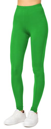 Merry Style Damen Lange Leggings aus Viskose MS10-143 (Grün, M) von Merry Style