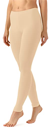 Merry Style Damen Lange Leggings aus Viskose MS10-143 (Nude, 3XL) von Merry Style