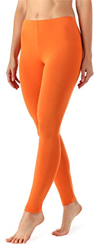 Merry Style Damen Lange Leggings aus Viskose MS10-143 (Orange, L) von Merry Style