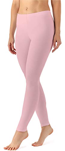 Merry Style Damen Lange Leggings aus Viskose MS10-143 (Puderrosa, L) von Merry Style