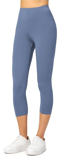 Merry Style Damen Leggings 3/4 Capri Leggings aus Viskose MS10-144 (Jeans, 4XL) von Merry Style