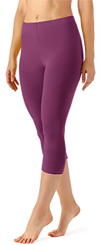 Merry Style Damen Leggings 3/4 Capri Leggings aus Viskose MS10-144 (Weinrot, M) von Merry Style